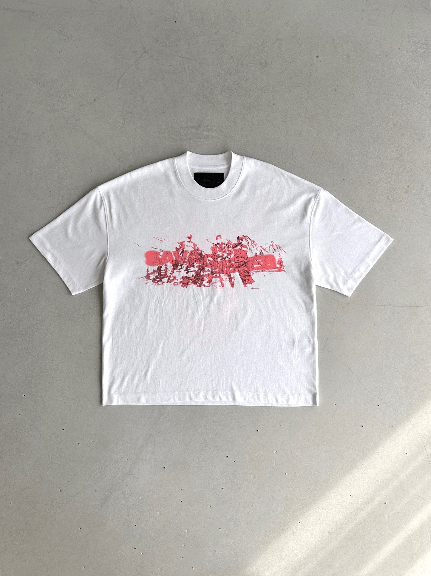 Blurred Doberman White T-Shirt