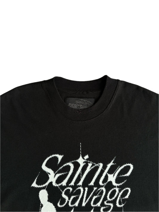 Twinkling Stars Black T-Shirt