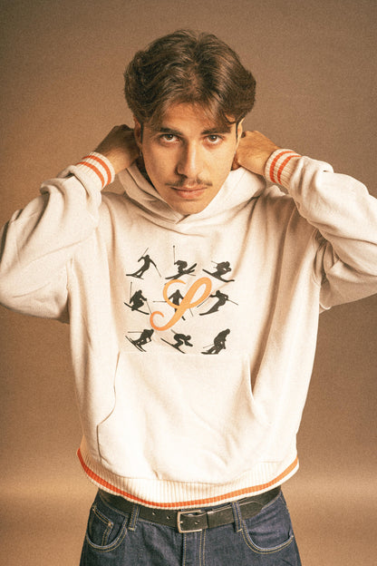 The Snowy Hoodie Blue