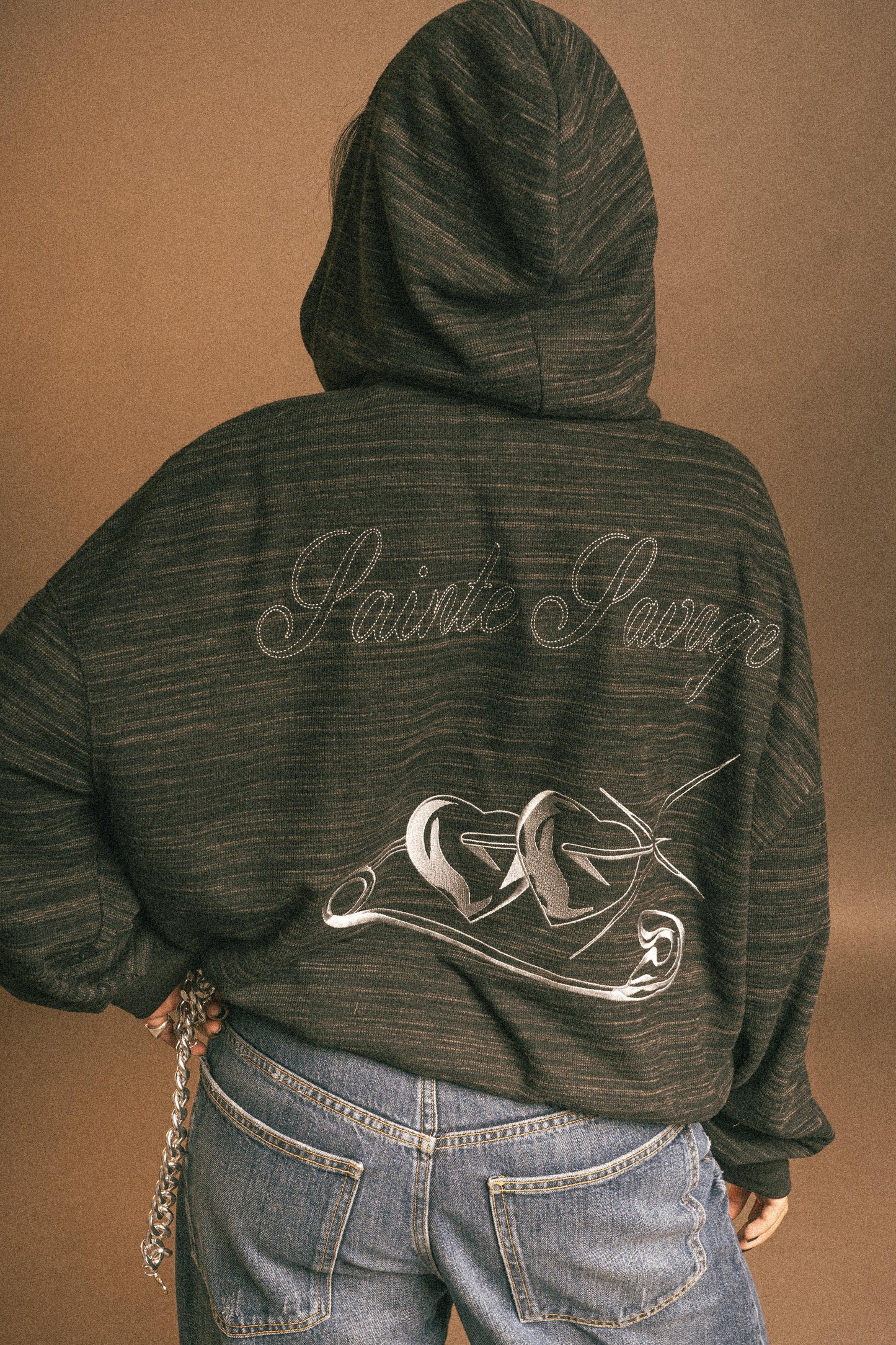 PINNED HEART HOODIE
